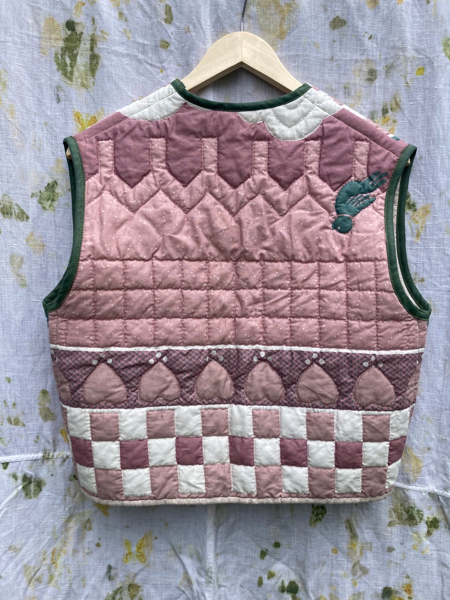 Quilted Hearts Vest