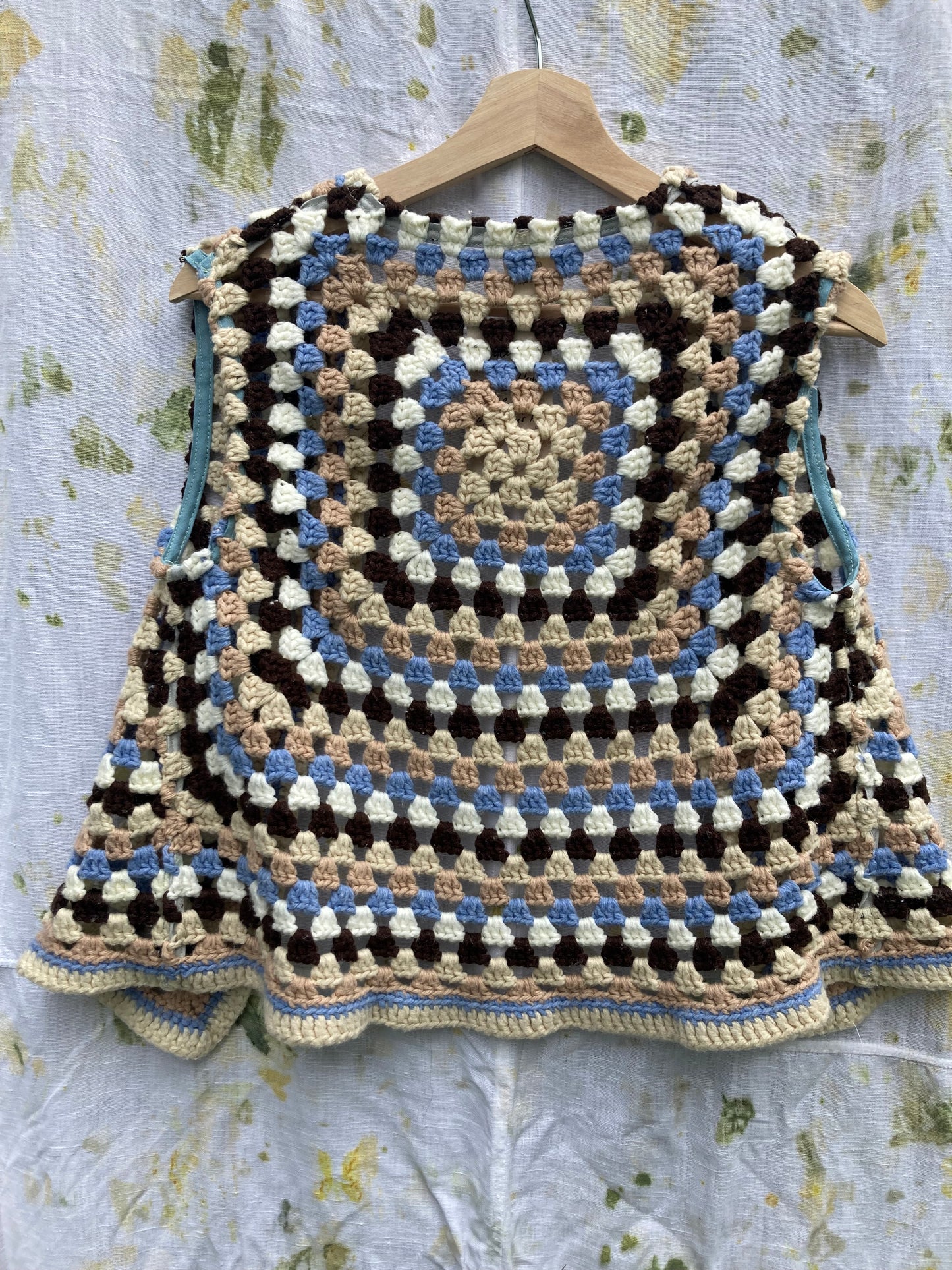 Crochet Blues Vest